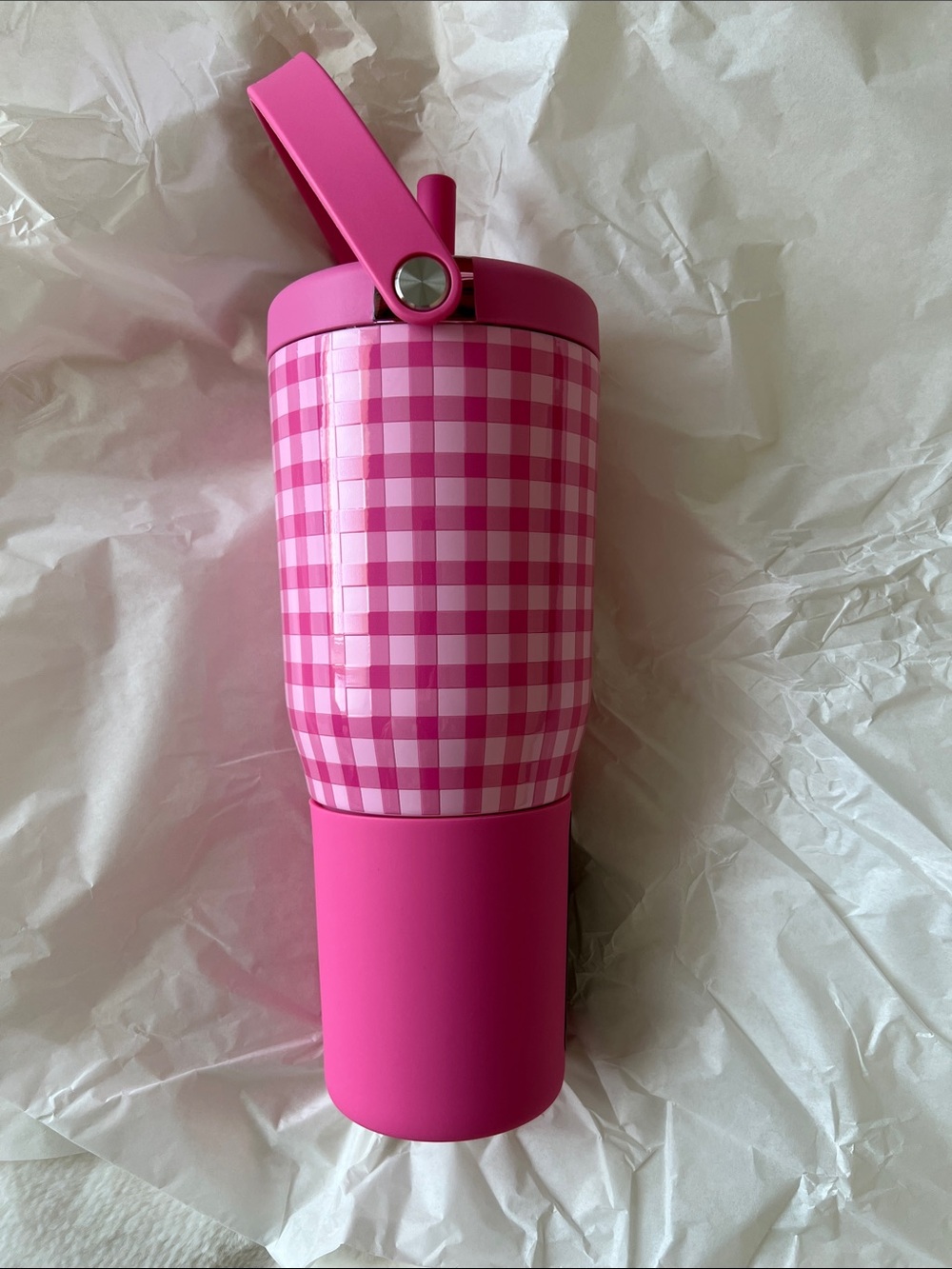 NIB • Brumate x Madi Nelson Pink Gingham Resa 35oz Tumbler • SOLD OUT - Picture 7 of 16